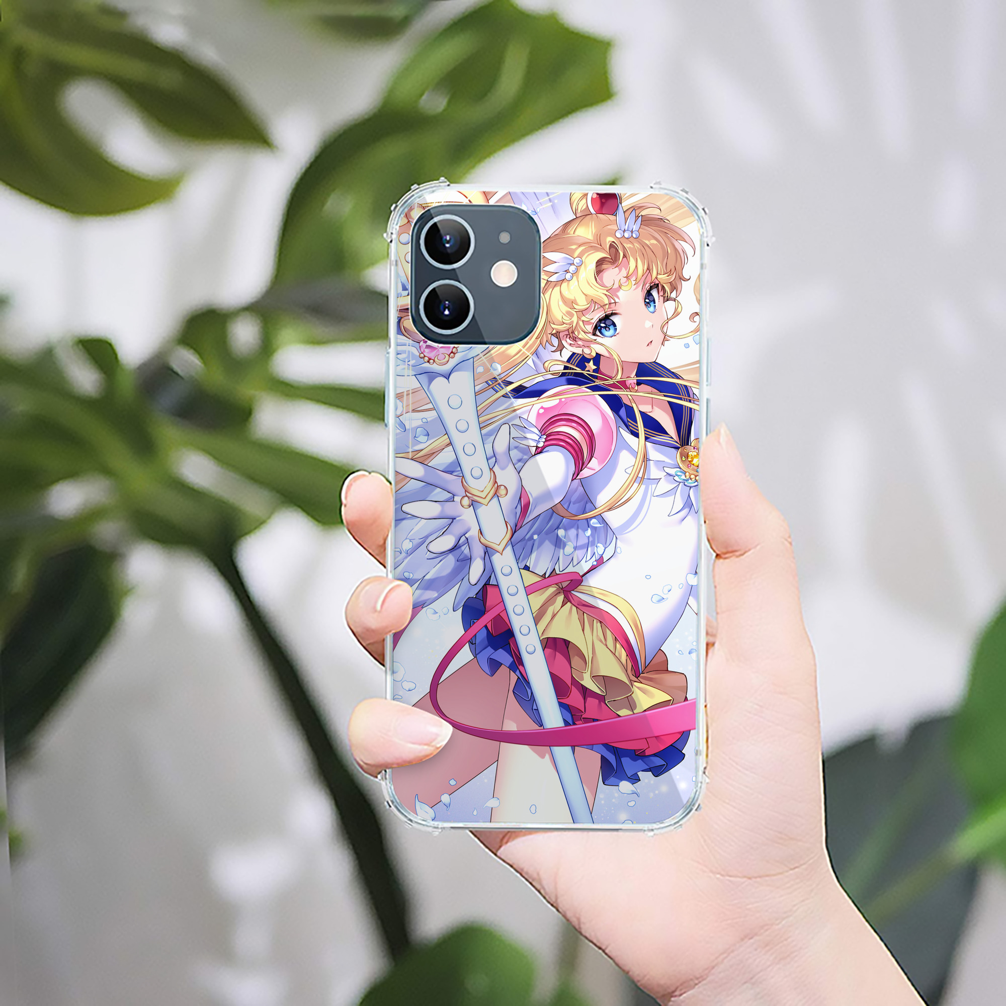 （画像用） 美少女戦士セーラームーン Sailor Moon 【iPhone 12シリーズ対応】透明スマホケース（クリアソフトケース）